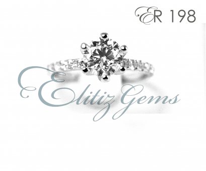 แหวนเพชรกะรัต ER198